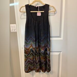 NWT Calypso St Barth Elina silk dress sleeveless (S)